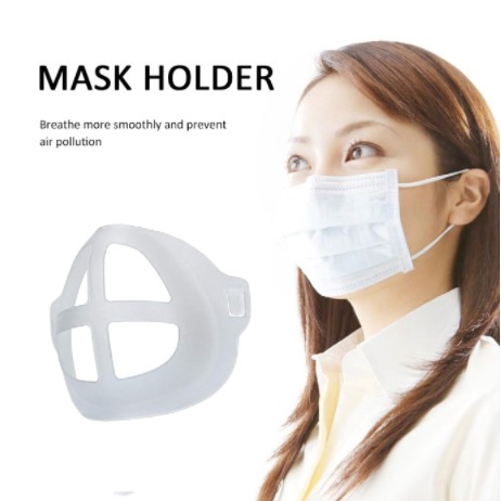 (Hàng Mới Về) Giá Đỡ Khẩu Trang 3d Thoáng Khí Tiện Dụng