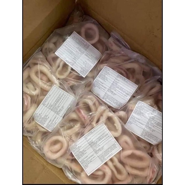 Mực vòng cắt khoanh túi 1kg ( Giao hàng Hà Nội )