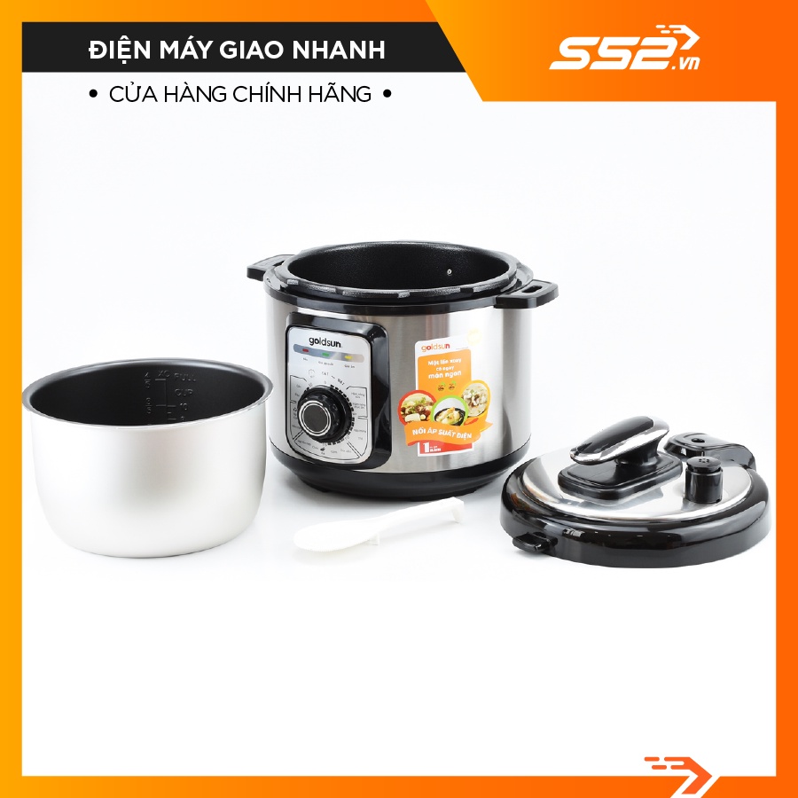 Nồi áp suất điện cơ Goldsun CD3601 (5L)-Bảo Hành Chính Hãng