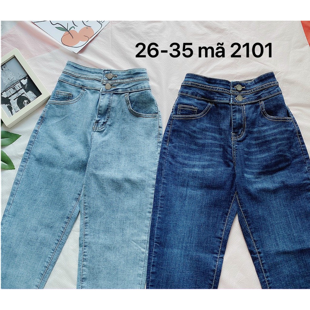 Quần Jeans Nữ VNXK Bigsize Body Co Giãn Size Nhỏ Đến 35 Ms 2101