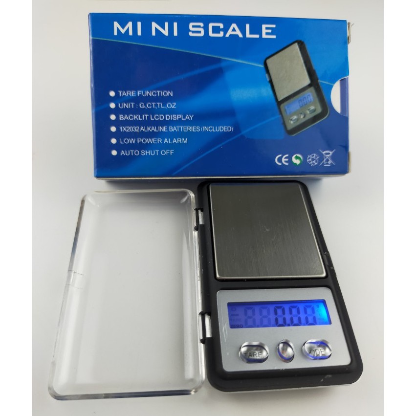 Cân Điện Tử Mini Tiểu Ly Bỏ Túi  200g 0.01g  Tặng 1 PIN CR2032