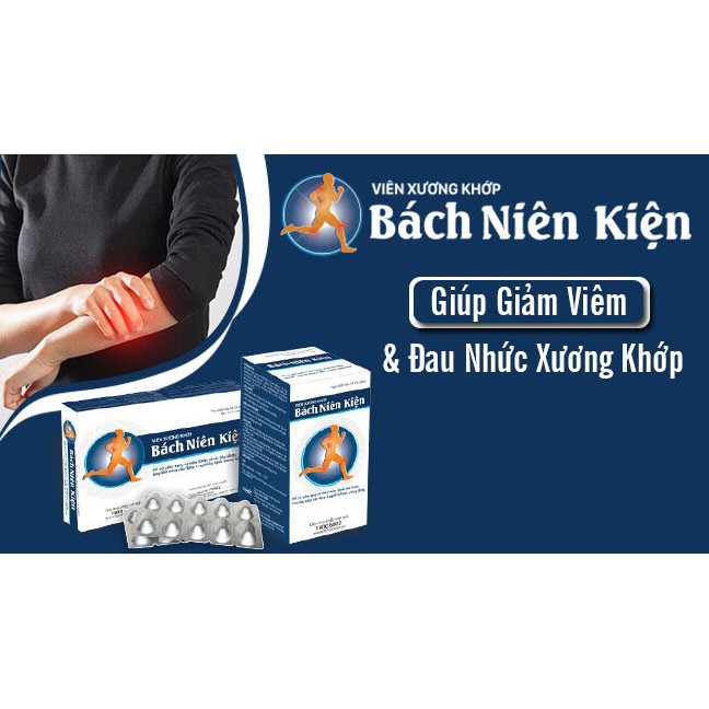 Bách Niên Kiện lọ 80 viên - Hỗ trợ giảm nguy cơ viêm khớp, thoái hóa khớp