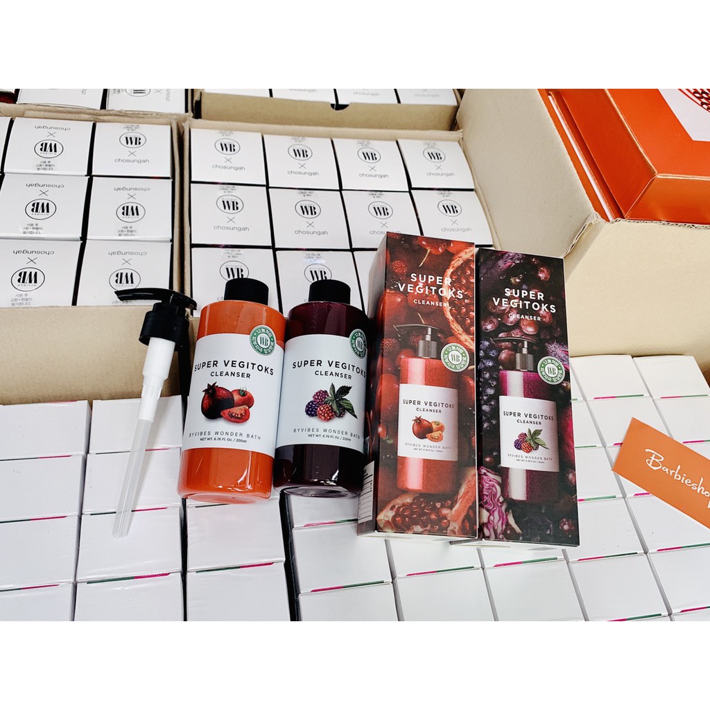 Sữa Rửa Mặt Vegitoks Rau Củ Thải Độc Hoa Quả 200ml - 300ml Mẫu Mới Nhất | BigBuy360 - bigbuy360.vn