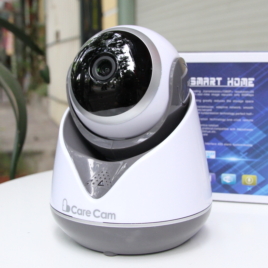 Camera wifi trong nhà xoay 360 độ CARECAM 19Y200 2.0MP Full HD chuẩn nén H265 - đàm thoại 2 chiều, phát hiện chuyển động