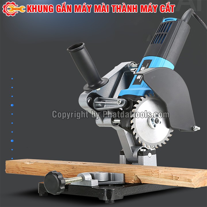 Khung biến máy mài,máy cắt thành máy cắt bàn cao cấp chinh hãng