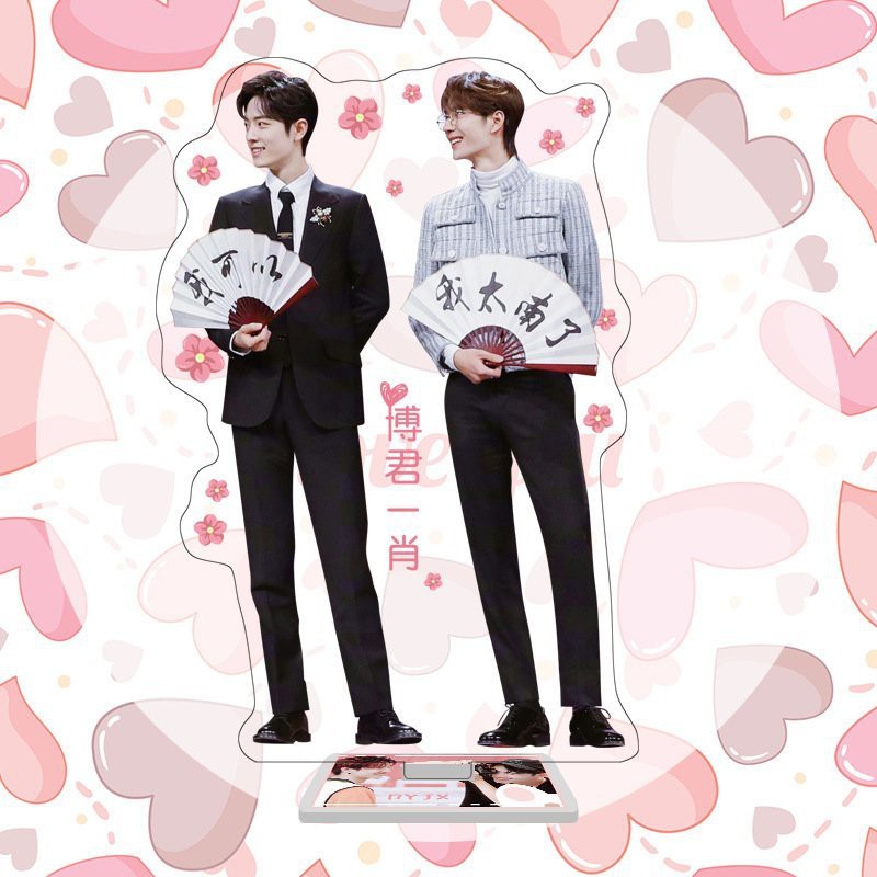 (V2) Mô hình mica Standee Bác quân nhất tiêu Trần Tình Lệnh Vương Nhất Bác Tiêu Chiến in hình idol trang trí M02