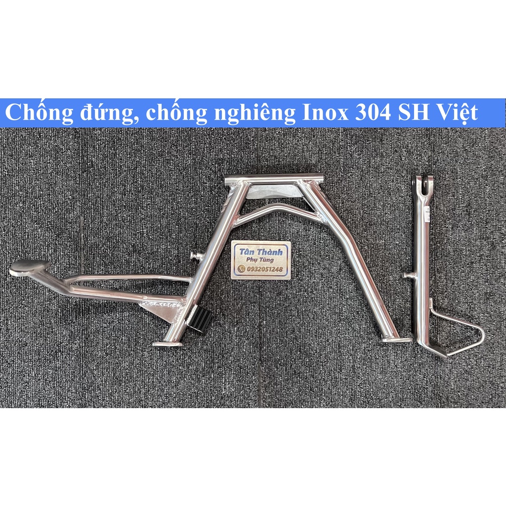 Combo Chống đứng, chống nghiêng Inox 304 SH Việt 2017-2022