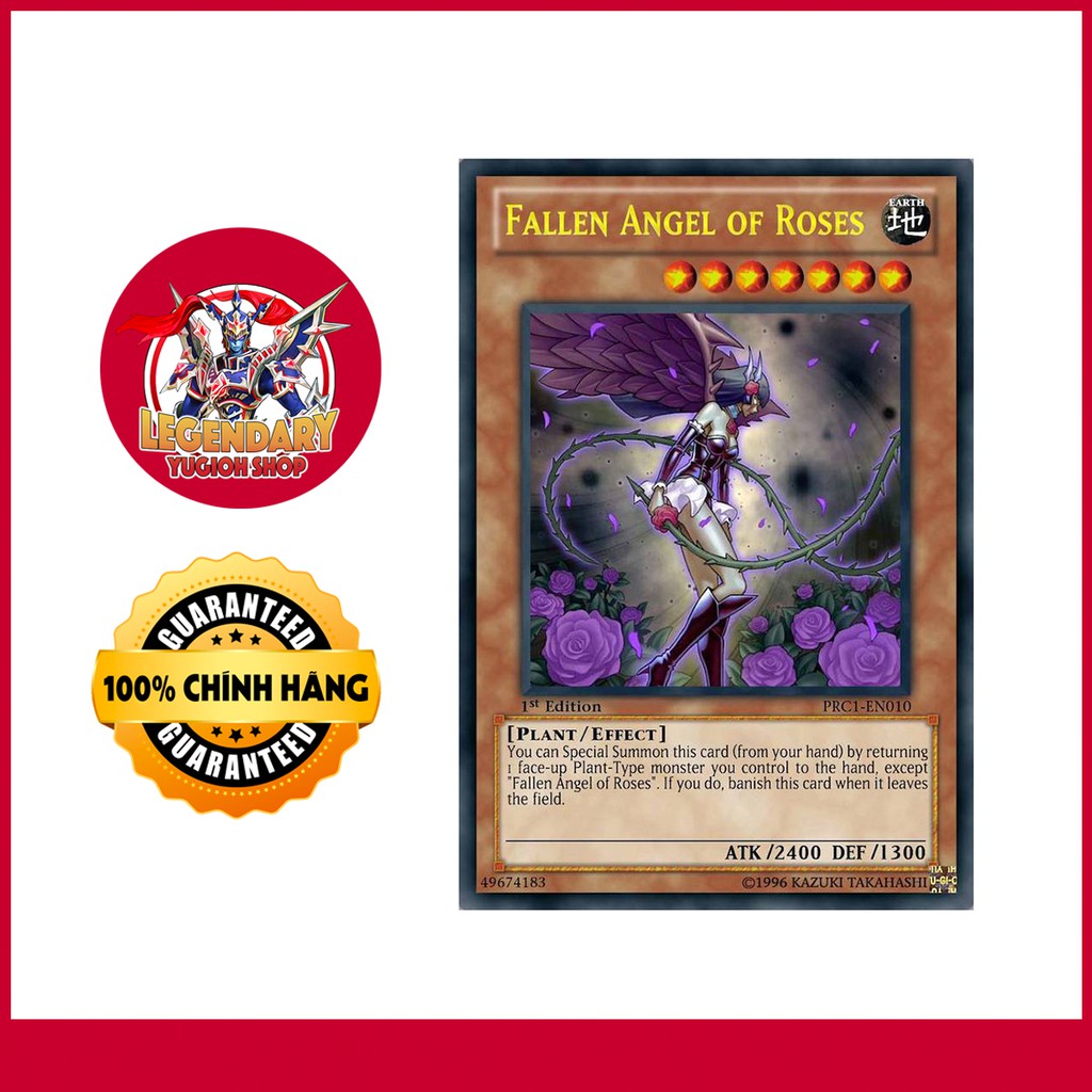 [Thẻ Bài Yugioh Chính Hãng] Fallen Angel Of Roses