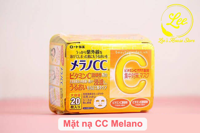 Mặt Nạ Dưỡng Da Vitamin C Melano CC Mask (20 pcs)