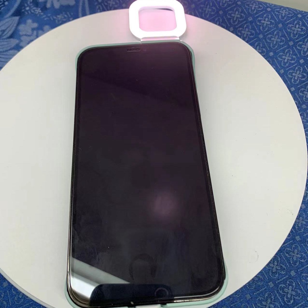 Ốp Điện Thoại Có Vòng Đèn Nhấp Nháy Cho iPhone 12 12Pro