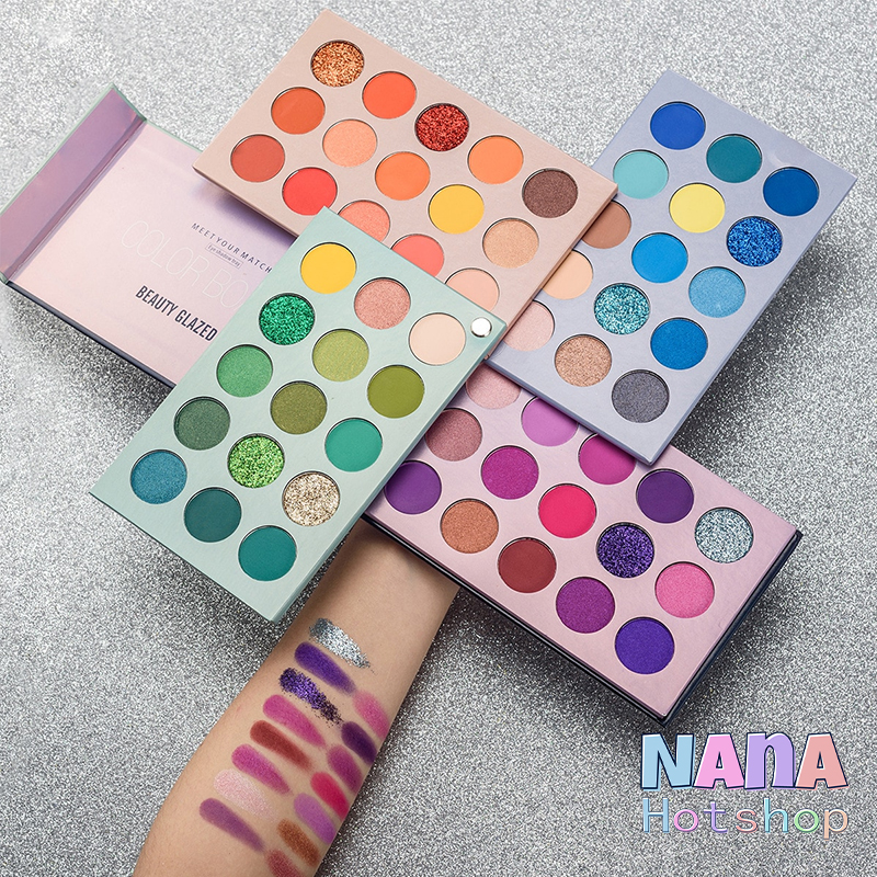 (hàng Mới Về) Bảng Phấn Mắt Beauty Glazed 60 Màu / 63 / 72 Màu Sắc Long Lanh Quyến Rũ | BigBuy360 - bigbuy360.vn