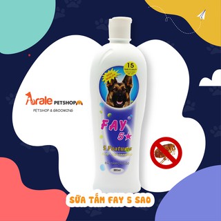 SỮA TẮM FAY 5 SAO CHO CHÓ MÈO