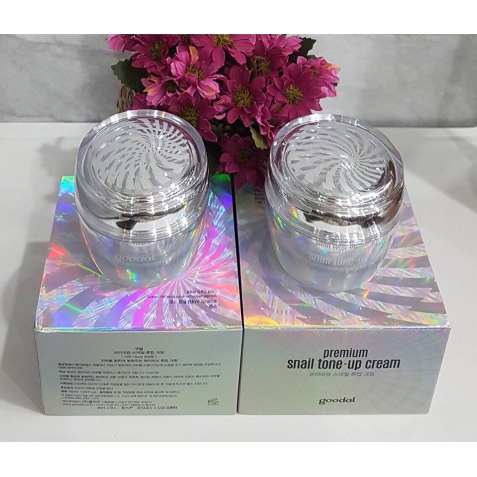 🌸🌸FREESHIP🌸🌸Kem Dưỡng Trắng Da 🌸🌸Cao Cấp Ốc Sên Goodal Premium Snail Tone Up Cream Hàn Quốc