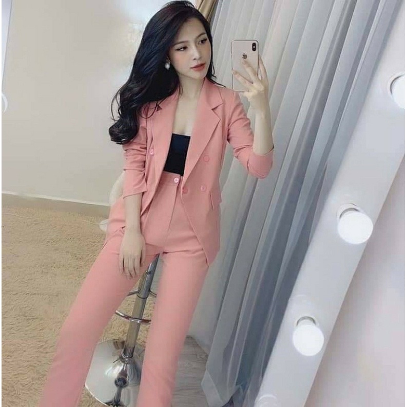 Set vest  3 món công sở mã v1