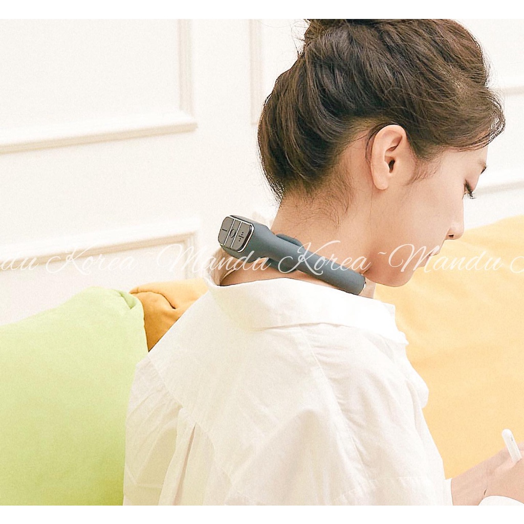 Máy massage cổ nhiệt tần số thấp Korea [Hàng nội địa Hàn]
