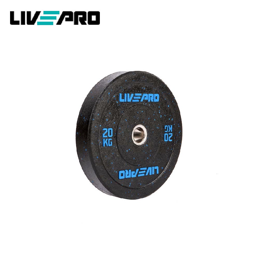 Tạ đĩa, tạ miếng phụ kiện thể thao tập gym 25KG Livepro chính hãng LP8026