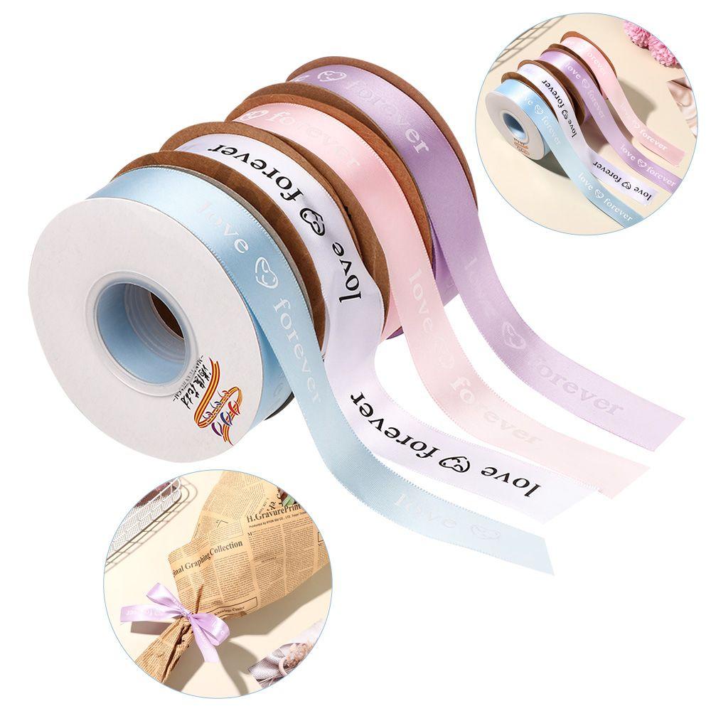 Cuộn Dây Ruy Băng Satin Trang Trí Bó Hoa