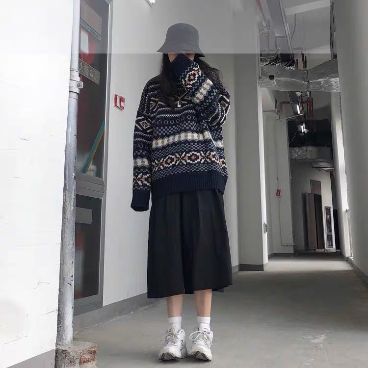 Áo Len Thổ Cẩm FreeSize, Áo Len Họa Tiết Dài Tay Thời Trang Cao Cấp Mới Về | BigBuy360 - bigbuy360.vn