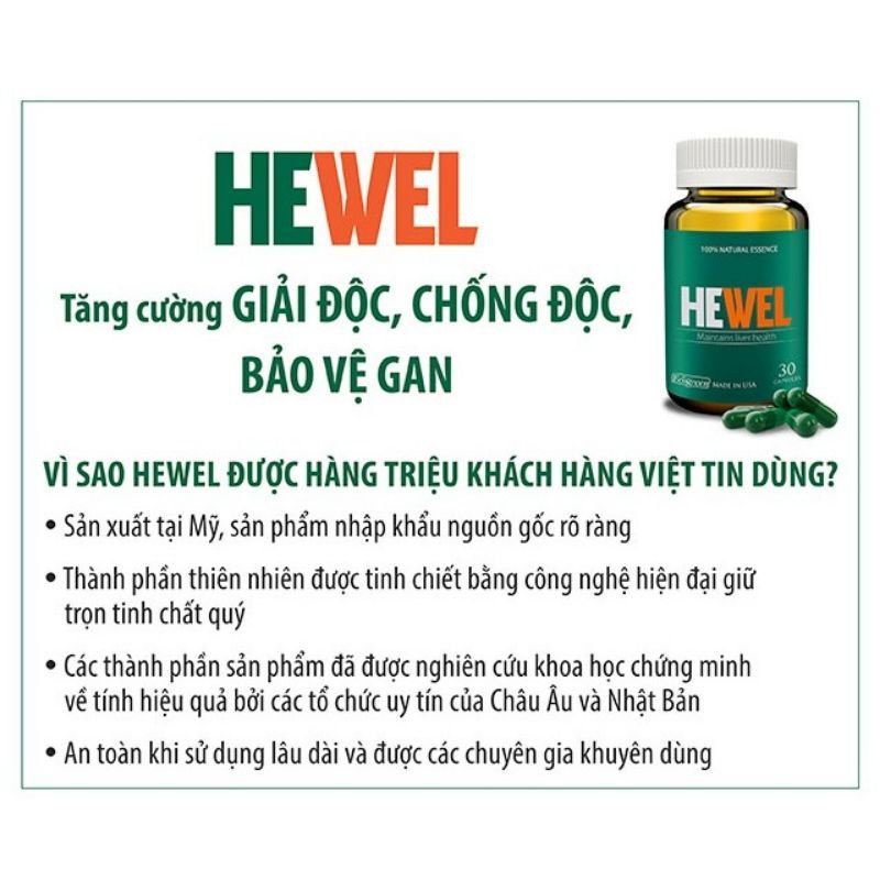 Viên Uống Bổ Gan HEWEL