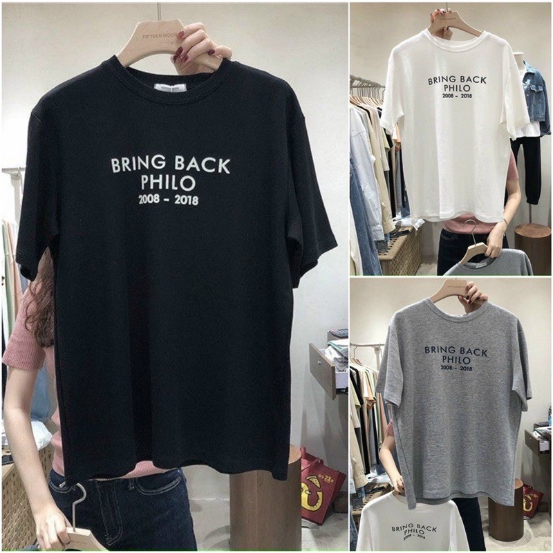 ÁO THUN TAY LỠ COTTON BRING BACK FORM UNISEX (hình chụp thật)