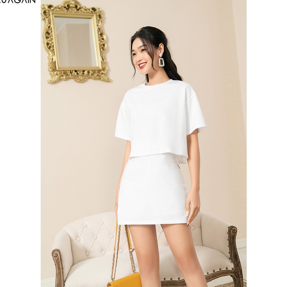 Áo Croptop nữ 92WEAR 4 MÀU đủ size, khóa đóng sau lưng ATA1217