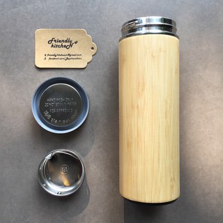 Bình giữ nhiệt thân tre 350ml & 450ml