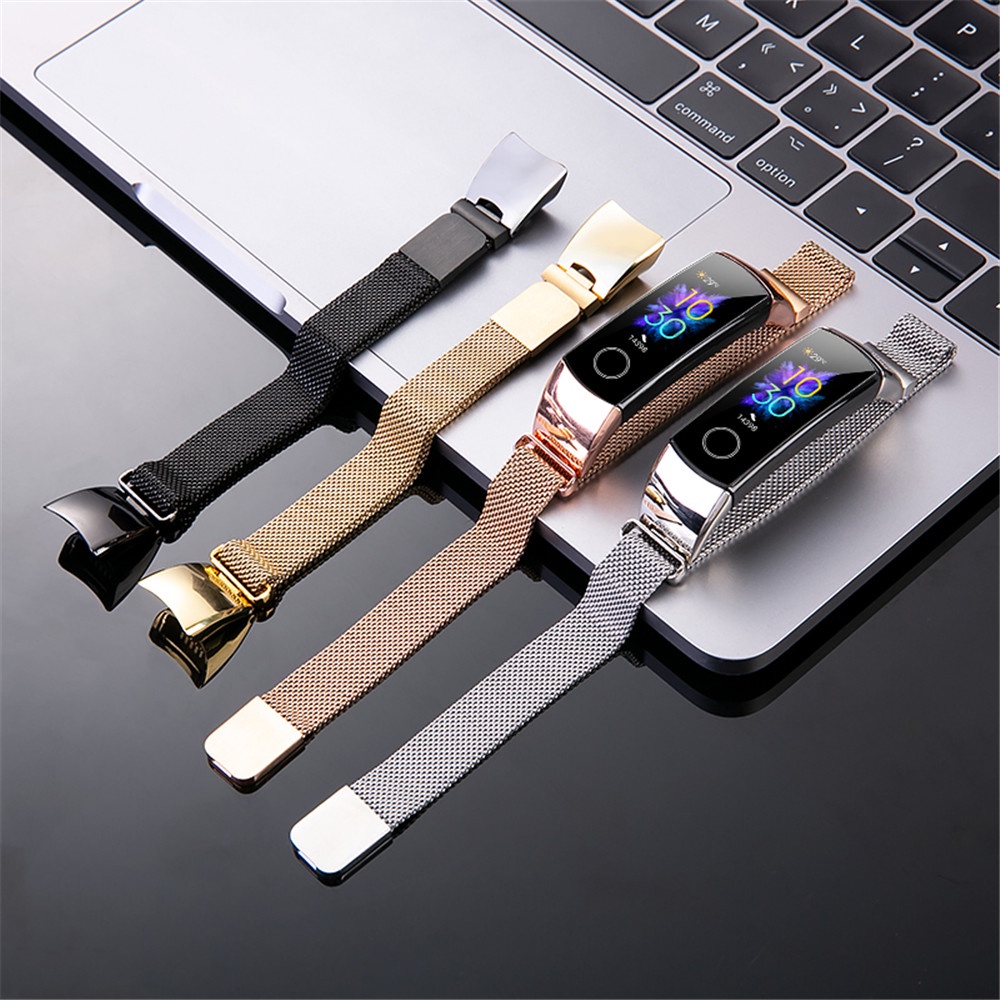 Dây Đeo Inox Milanese Cho Đồng Hồ Thông Minh Honor Band 5 / Honor Band 4