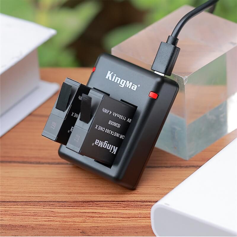 PIN VÀ DOCK SẠC INSTA360 ONE X KINGMA