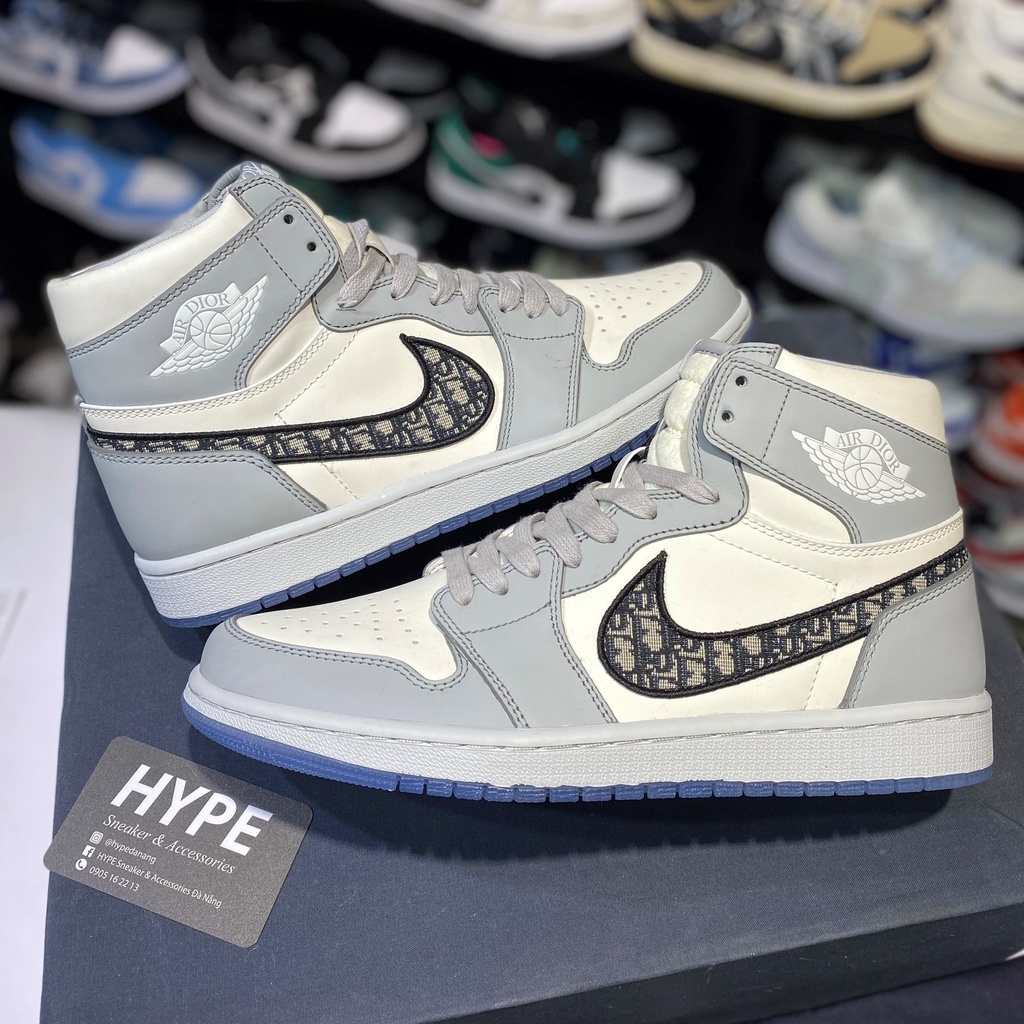 Giày sneaker nam nữ cổ cao : Jordan 1 High Dior | Phiên bản best quality .
