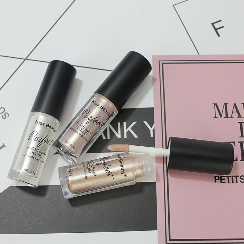 Nhũ mắt Kiss Beauty lấp lánh, chống nước Perfect Highlight Liquid 2 in 1 NPP Shoptido | BigBuy360 - bigbuy360.vn