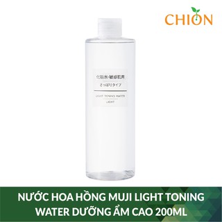 Nước Hoa Hồng Muji Light Toning Water Dưỡng Ẩm Cao 200ml - Nhật Bản Chính Hãng