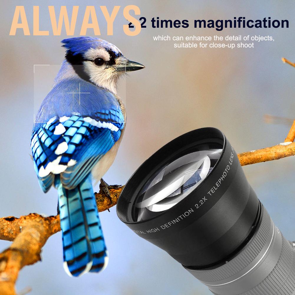 Ống Kính Teleconverter Alwaysonline 67mm 2.2x Cho Máy Ảnh Dslr