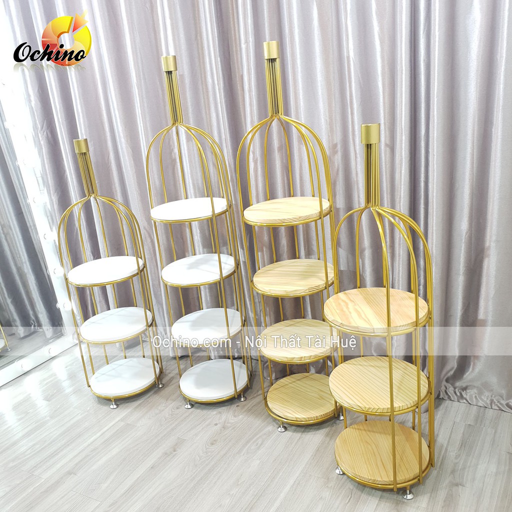 Kệ Trang Trí, Kệ Chụp HÌnh Mẫu Bình Rượu Sang Chảnh (Hàng nhập khẩu Có Sẵn)