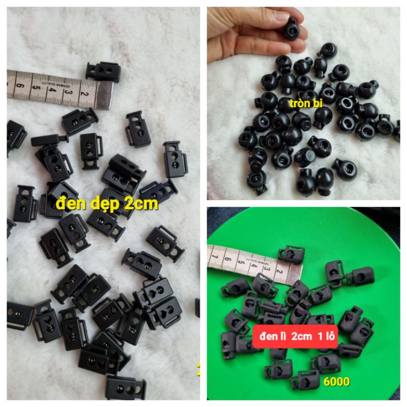 com bo 500 nút chặn nhựa