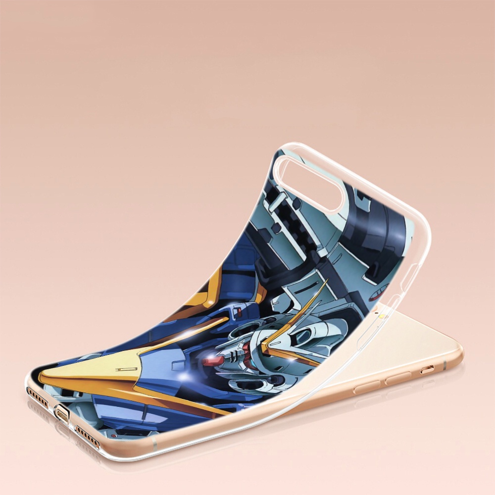 Ốp Điện Thoại Mềm Trong Suốt Hình gundam Số 24ty Cho iphone 5 5s se 2020 6 6s 7 8 plus x