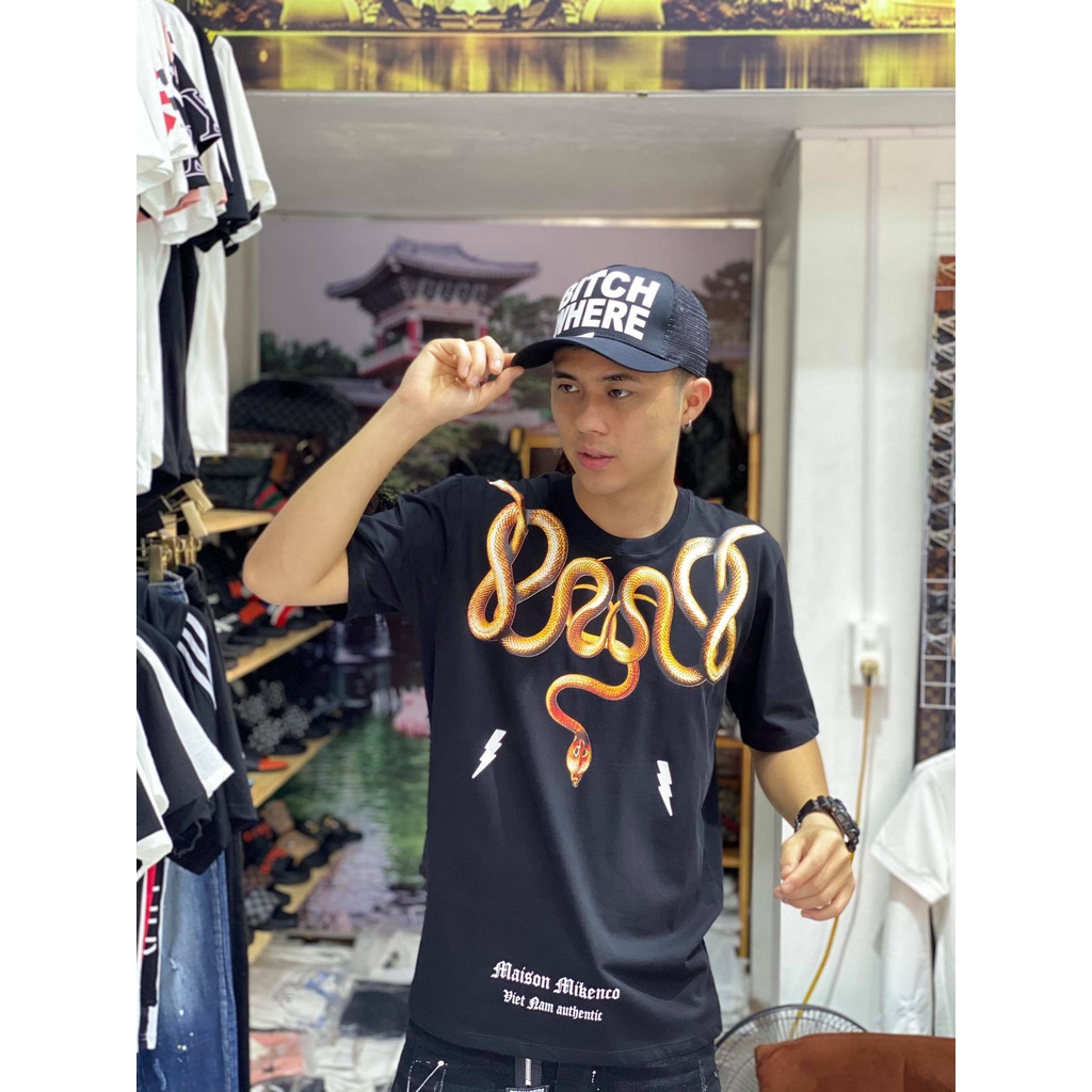 [ FREE SHIP ] [FREE SHIP] Áo Phông Mikenco Cobra Họa Tiết Rắn, Áo Phông Unisex phù hợp cả Nam và Nữ | BigBuy360 - bigbuy360.vn