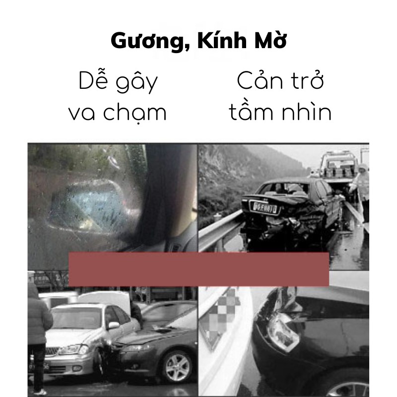 Miếng Dán Chống Nước, Dán Gương Dán Kính Cửa Ô Tô COCA T