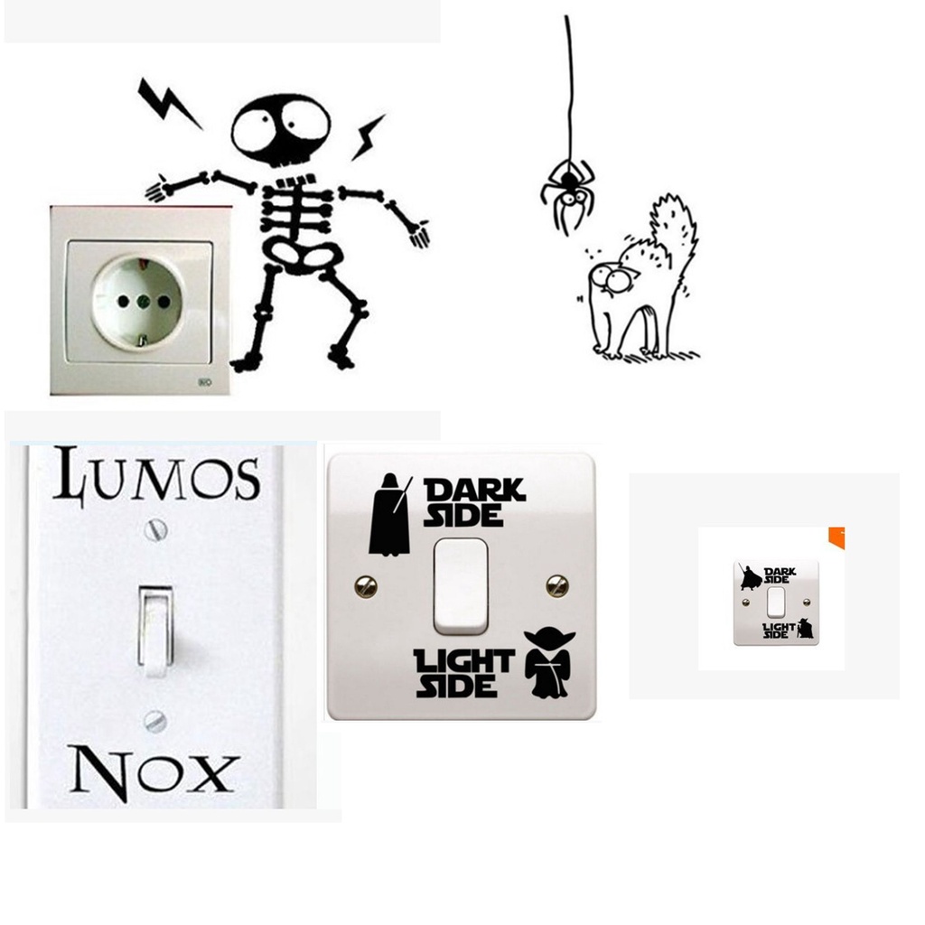 Sticker Dán Tường Họa Tiết Mèo Dễ Thương Bắt Mắt