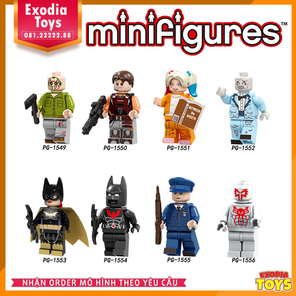 Xếp hình minifigure nhân vật siêu anh hùng vũ trụ Marvel/DC Comics - Đồ Chơi Lắp Ghép Sáng Tạo - POGO 8143