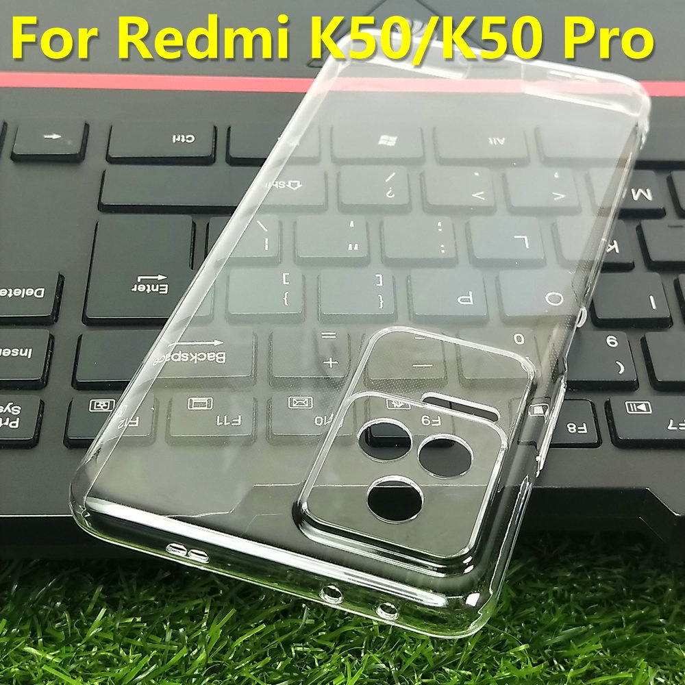 Ốp Điện Thoại PC Cứng Trong Suốt Cho Xiaomi Mi 12 Pro 12X 10 10s 9 8 Pro Lite A2 A3 CC9 E Redmi K40S K50