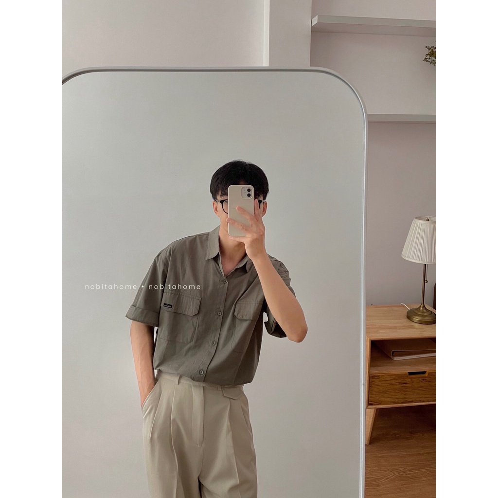 SƠ MI TAY NGẮN K2162 TÚI NẮP “LIFE” | BigBuy360 - bigbuy360.vn