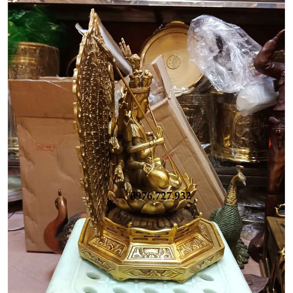 Tượng phật bà nghìn mắt nghìn tay cao 25cm, phật bà thiên thủ thiên nhãn, giá tượng thiên thủ thiên nhãn