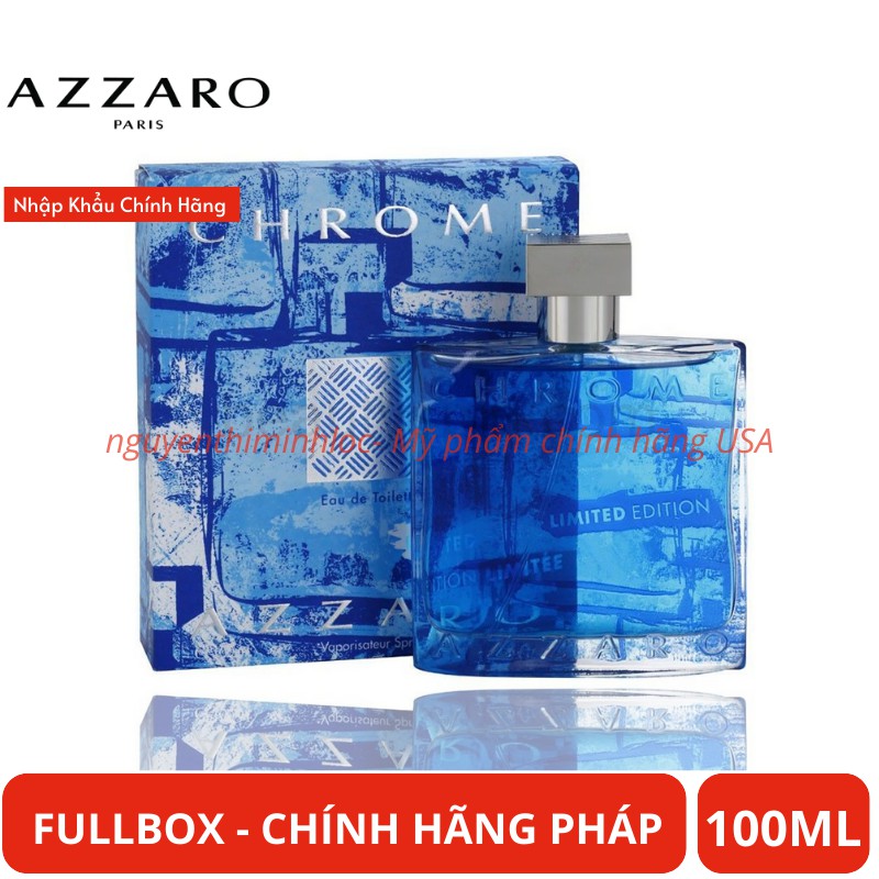 Nước Hoa Nam AZZARO - Chrome Limited Edition EDT 100ml CHÍNH HÃNG PHÁP