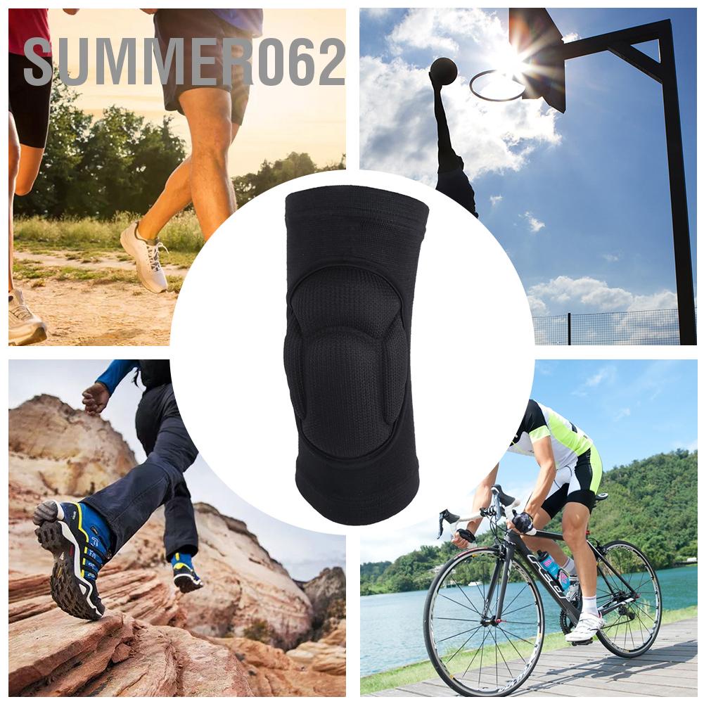 Summer062 Anticollision Thicken Sports Kneepads for Dance Rock Climbing Kneecap Black S Children