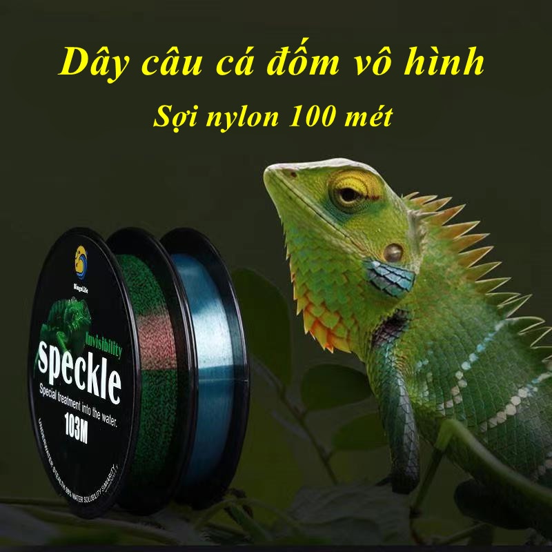 Bingolife Điểm Vô Hình Dây Câu Cá Dây Nylon Dây Chính Đường Dây Phụ 100m Phụ Kiện Câu Cá
