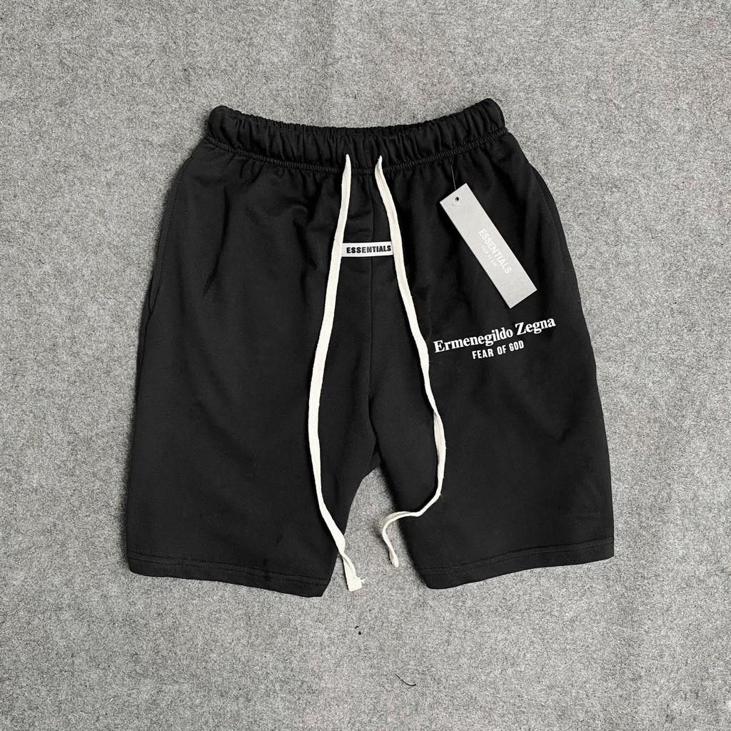 [Mã SKAMA06 giảm 8% TỐI ĐA 50K đơn250K] Quần short nỉ cotton ZEGNA Essentials , quần đùi nam nữ unisex , MSW Town | BigBuy360 - bigbuy360.vn