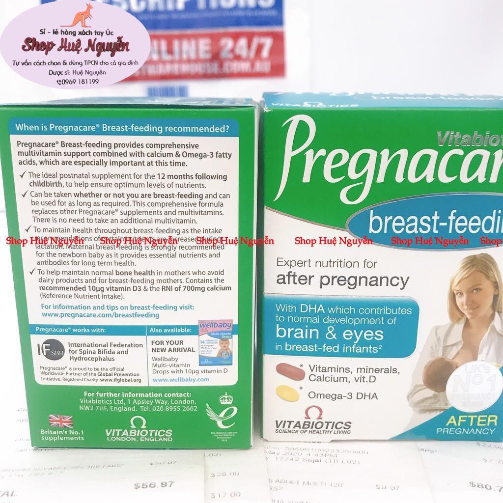 Vitamin tổng hợp Bú Anh- Vitabiotics Pregnacare Breastfeeding Bổ Sung Dưỡng Chất Cho Sữa Mẹ - bổ sung vitamin và lợi sữa