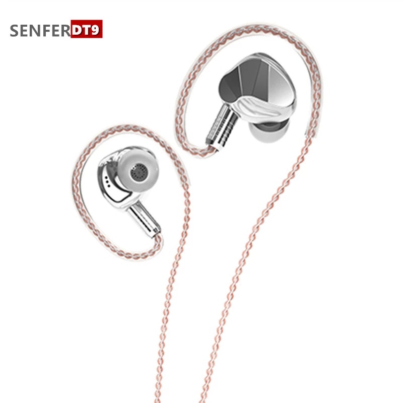 Tai Nghe Thể Thao Nhét Tai Sennheiser DT9 BA + 1DD DT6 PT25 KP616 Bằng Kim Loại Kết Hợp HIFI DJ Có Thể Tháo Rời