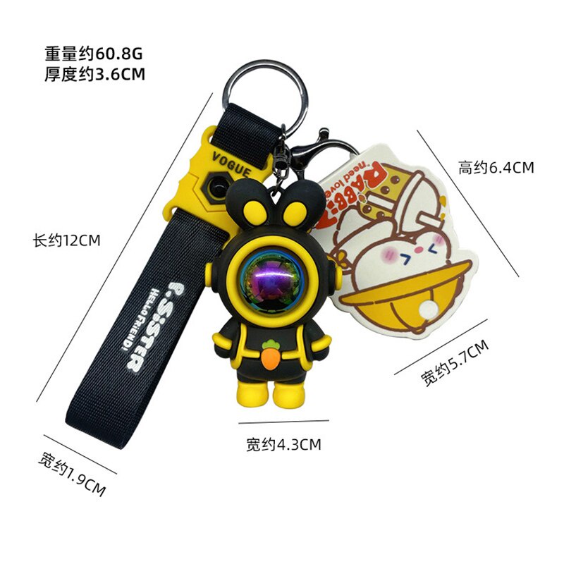 Móc Khoá Hình Gấu Phi Hành Gia Dễ Thương HKD46