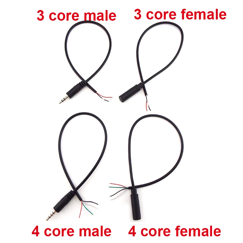 Đường dữ liệu 2-pin 4-pin micro usb 2.0 type-c aux mono connector nguồn điện mở rộng cáp sạc nam sang nữ fvn
